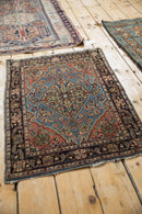 2x3 Vintage Farahan Sarouk Rug Mat