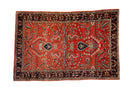 4x6.5 Vintage Sarouk Rug