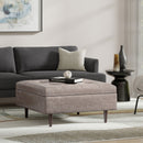 Shay - Large Square Coffee Table Storage Ottoman Mid-Century Style by Unique Piece Furniture