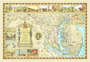 Vintage Map of Maryland 1931