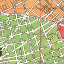 Vintage Map of Saigon, Vietnam 1966