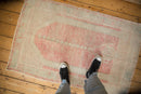 3x4.5 Vintage Distressed Oushak Rug