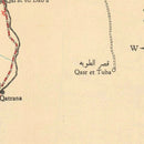 Vintage Hashemite Kingdom of Jordan Map 1955