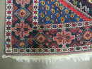 4' X 5.5' Vintage Handmade Turkish Tribal Wool Rug Medallion Nice