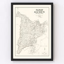 Vintage Panay, Philippines Map 1900
