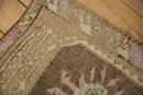 2x2.5 Vintage Distressed Kars Square Rug Mat