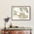 Vintage Guantanamo Bay Cuba Map 1830