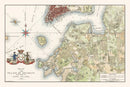 Vintage Map of Brooklyn, New York 1864