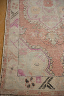 2.5x6 Vintage Distressed Oushak Rug Runner