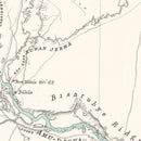 Vintage Map of Khiva, Uzbekistan 1875