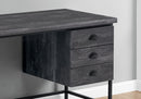 Computer Desk For Home Office, Laptop, 3 Storage Drawers, Contemporary & Moder by Unique Piece Furniture