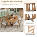 Round Dining Table Set For 4 With Chairs by HouseOfZazla