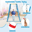 6-in-1 Indoor Jungle Gym with Slide for Boys and Girls 3+ Years Old-Blue by LJGDeals