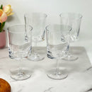 Leadingware Oval Halo Plastic Wine Glasses (Set of 4) by HouseOfZazla