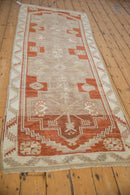 3.5x9.5 Vintage Distressed Kars Rug Runner