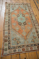 2.5x5 Vintage Distressed Oushak Rug Runner