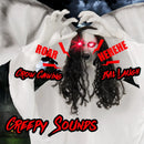 6.6 Feet Halloween Animatronic Standing Angel with Sound-Activated Light-up Eyes and Flapping Wings by LJGDeals