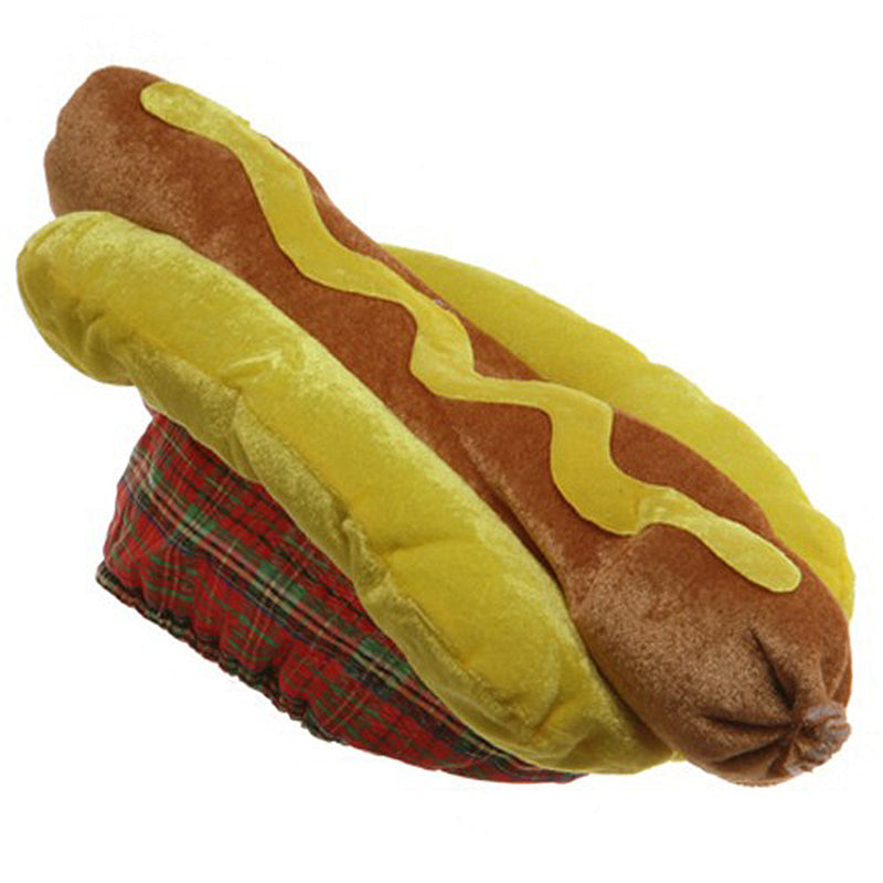 Velvet Hot Dog Hat