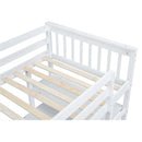 Loft Bed With Storage Shelves And Under Bed Desk by HouseOfZazla
