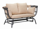 2-Person Outdoor Swing Chair with Adjustable Canopy by HouseOfZazla