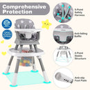 16-in-1 Baby High Chair with Activity Center and Booster Seat for Babies and Toddlers by LJGDeals