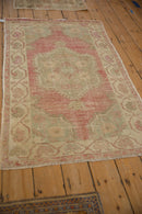 3x5 Vintage Distressed Oushak Rug