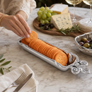 Fleur De Lis Cracker Serving Tray by Arthur Court Designs