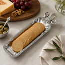 Fleur De Lis Cracker Serving Tray by Arthur Court Designs