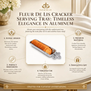 Fleur De Lis Cracker Serving Tray by Arthur Court Designs
