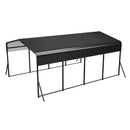 13x20 FT Metal Carport,Garage with Upgraded Triangle Reinforced Frame&4 Poles,Galvanized Steel Hardtop Roof,Heavy-Duty All-Weather Shelter for Car,Truck,Boat,Outdoor Storage by Montret