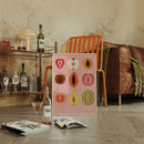 Fruits of Love – Feminine Fruit Print on Pink