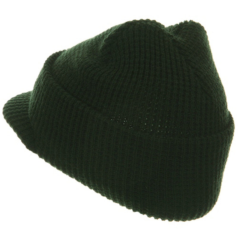 Waffle Stitch Cadet Beanie Visor
