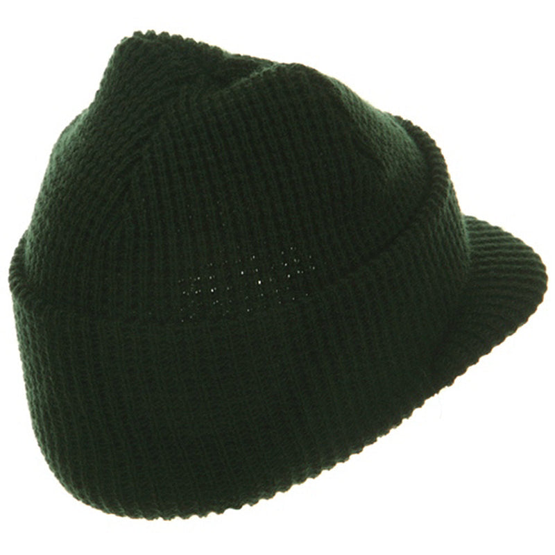 Waffle Stitch Cadet Beanie Visor
