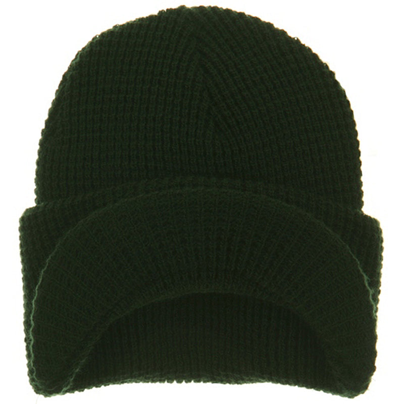 Waffle Stitch Cadet Beanie Visor