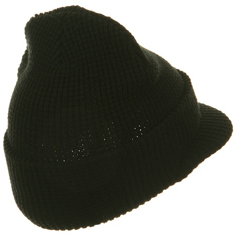 Waffle Stitch Cadet Beanie Visor
