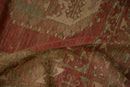 8.5x11.5 Vintage Distressed Ersari Carpet