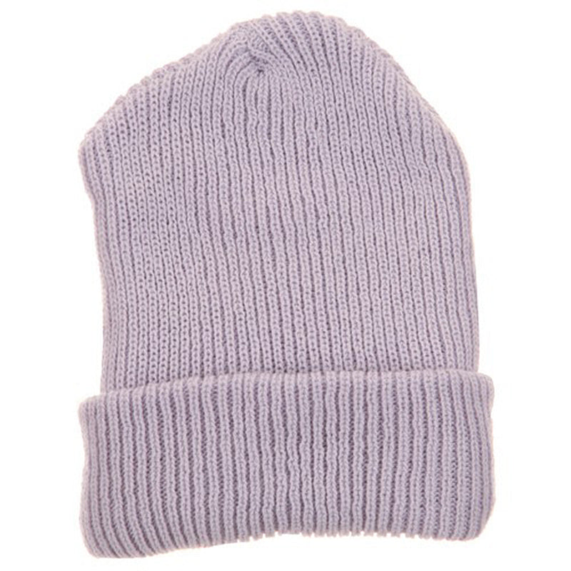 Solid Plain Watch Cap Beanie
