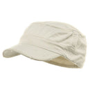 Washed Cotton Fitted Army Cap