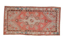 2.5x5 Vintage Distressed Oushak Rug Runner
