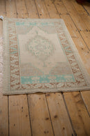 2.5x4 Vintage Distressed Oushak Rug