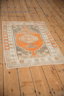 2.5x3.5 Vintage Distressed Oushak Rug