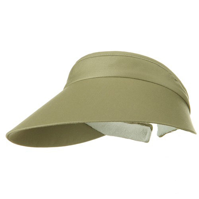 Large Peak Twill Clip Ons