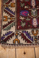 2x3 Vintage Distressed Oushak Rug Mat