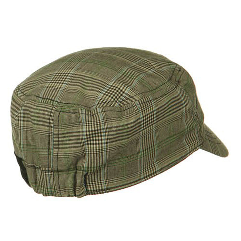 Fashion Plain Insulation Lining Army Cap