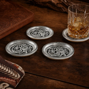 Concho Western Drink Coaster Set of 4 by Arthur Court Designs
