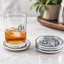 Concho Western Drink Coaster Set of 4 by Arthur Court Designs