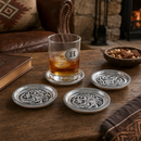 Concho Western Drink Coaster Set of 4 by Arthur Court Designs