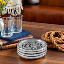 Concho Western Drink Coaster Set of 4 by Arthur Court Designs