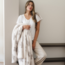 Double-Layer Bamboni XL Bamboo Rayon Throw Blanket