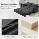 Pull Out Sofa Bed, Convertible Sleeper Sofa Couch, Side Storage, And USB / C - Type Charging Ports Chair by Unique Piece Furniture